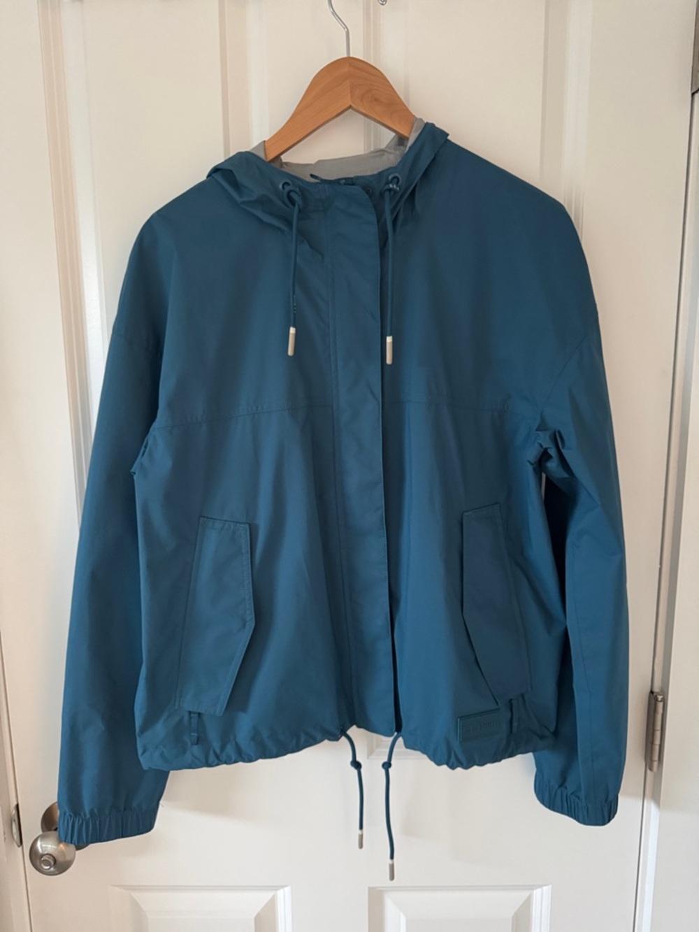 L.L. Bean Women’s Wharf Street Rain Jacket- Deepwater Blue